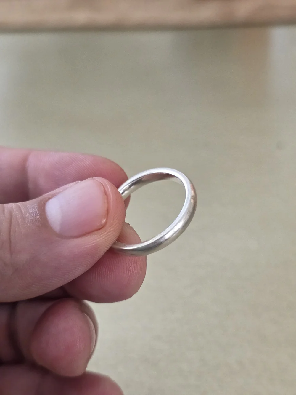 James AVERY Silver Band Ring - Classic Minimalist